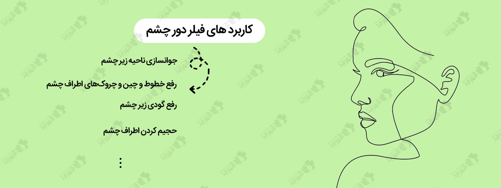 آشنایی با کاربردهای فیلر دور چشم | خرید این محصولات با بهترین قیمت در فروشگاه اینترنتی شهرمد